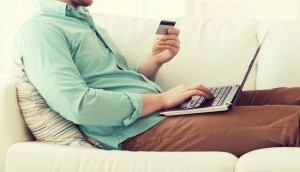 technology, shopping, banking, home and lifestyle concept - clos